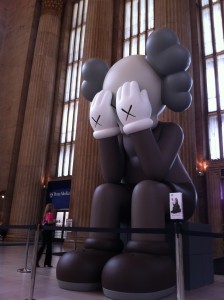 COMPANION art installation by KAWS at 30th Street Station